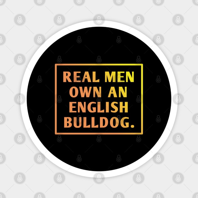 English Bulldog Magnet by BlackMeme94
